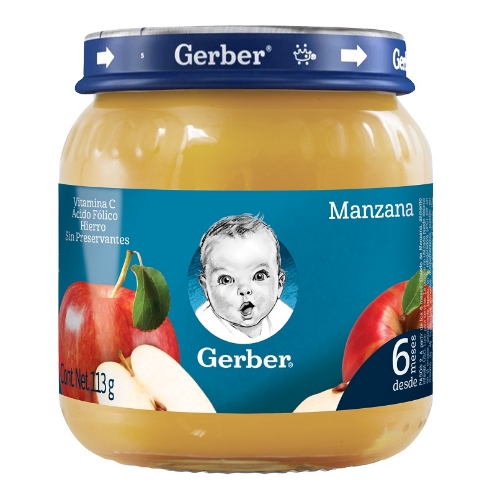 COMPOTA GERBER MANZANA 100g