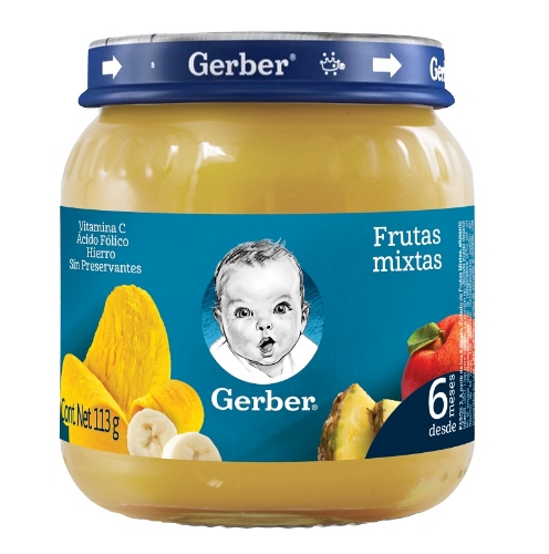 COMPOTA GERBER FRUTAS MIXTAS 100g