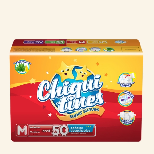 PA&Ntilde;AL CHIQUITINES TALLA M (50 UNIDADES)