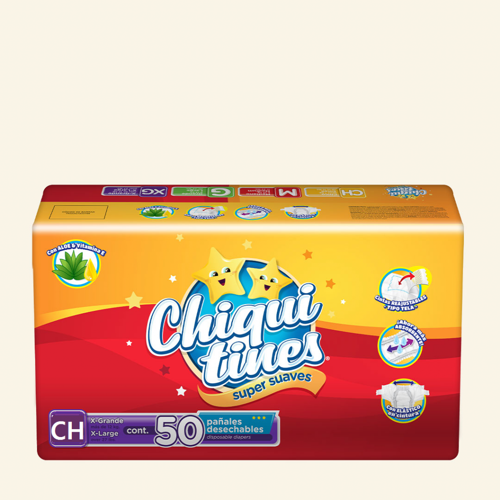 PA&Ntilde;AL CHIQUITINES TALLA CH (50 unidades)